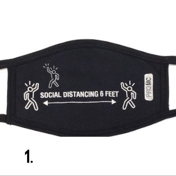 ⬅️ Social Distancing Protective Face Mask ➡️ - Picture 2 of 3